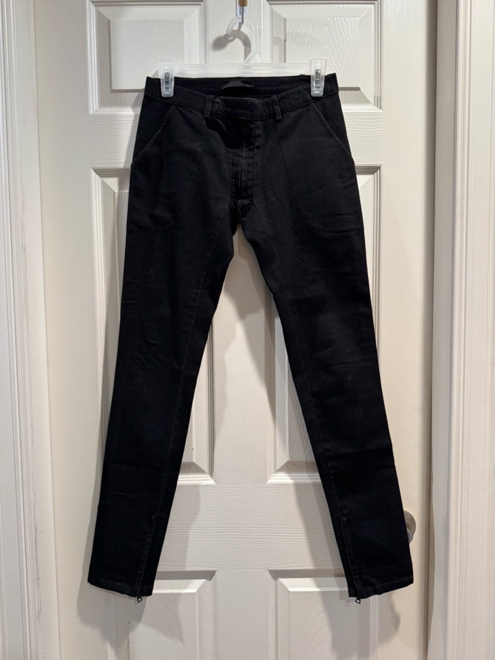 The Row Black Skinny Low-Rise Stretch Pants Size 26 (US 2-4 XS)